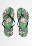 Tropical Flip Flop - Black