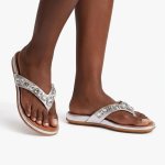 Gracie Jewel-delux Metallic Sandals - Silver - 8