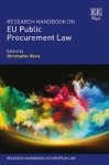 Research Handbook On Eu Public Procurement Law Hardcover