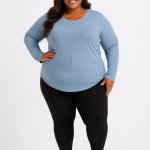 Ladies Plain Front Pleat Tunic - 60 Blue