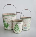 Wooden Herb Bucket 32X31CM