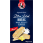 Bakers Blue Label Marie Biscuits Flavour Rusks 450G