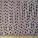 Printed Knits 150CM Red & Black Squares & Circles