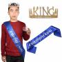 Birthday King Sash And King's Crown Gifts For Men's Birthday Party