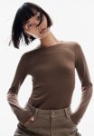Jersey Top - Brown