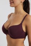 Ladies 3 Pack Sosten Microfiber Cotton Spandex Underwire T-Shirt Bra