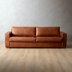 Clanwilliam 4-SEATER Leather Couch Butterscotch