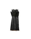 Pioneer Black Industrial Rubber Glove Rough Palm 55CM
