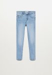Girls Skinny Jeans - Open Blue
