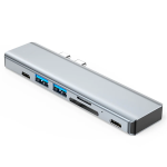 7 In 2 Type-c To PD 4K HDMI USB3.0 SD TF Docking Station Adapter Hub