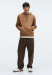Loose Fit Hoodie - Brown
