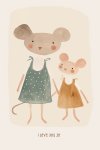 I Love You So Mouse Canvas Print - 600MM X 600MM
