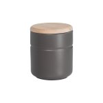 Maxwell & Williams 600ML Tint Ceramic Jar With Lid Dark Gray