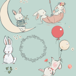 Beatrix Bunny Wallpaper