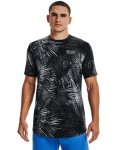 Men's Ua Sport Palm Printed Short Sleeve - Black XXL