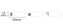 NB168 - NIIMBOT - D11 / D101 / D110 / H1S - 14X50MM - 130 SUCCULENT B LABELS