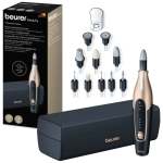 Beurer Mp 84 Se Electric Rechargeable & Cordless Manicure & Pedicure Nail Tool Set In Black & Rose Gold