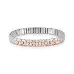 Extension Bracelet With 4 Meshes Of Stones