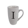 Mug - Household Accessories - Ceramic - Letter I Design - White - 3 Pack