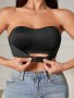 Solid Seamless Strapless Wireless Bandeau Top Sexy Comfy Push Up Bra Women's Lingerie & Underwear