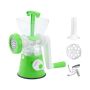 Manual Meat Grinder With Suction Base For Easy Home Use - Green