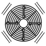 Extra Large Black Plant Guardrail Set 52CM Diameter