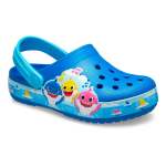 Crocsflbaby Shark Band Clog Kids - Bright Cobalt C10