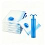 6 Pack Vacuum Compression Storage Bags With Hand Pump For Clothes