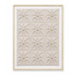 Beige Floral Wall Frame 80×120 WF004