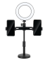 Zs - 3 In 1 Tripod Fill Light Stand - 6 Inch