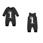 Grey Wild One Jumpsuit Sleeveless 18-24M