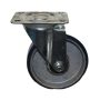 Blue Pu On Cast Iron Castor 390 Series Ptb