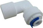 Quick Connect Elbow 1 4" Tube To 3 8" Thread