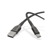 Astrum USB 2.0 Braided Usb-a To Usb-c Cable 3A 2.0M Black UAC20B