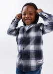 Hooded Cotton Flannel Shirt