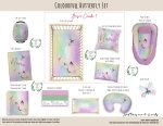 Cot Duvet Bedding Colourfull Butterfly Set