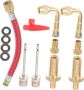 Bike Valve Adapter Set Bicycle Pump Air Valve Converter Kit For Tire