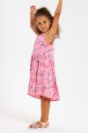 Girls Sleeveless Printed Summer Dress 2 To 7 Years