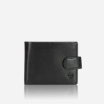 Brando Essential Leather Executive Wallet Black - Ys Travel Bags