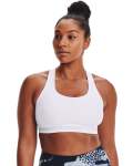 Women's Armour Mid Crossback Sports Bra - White XL