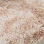 Smte Light Fluffy Shaggy Rug carpet Biege&brown With Keychain