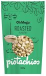 Oh Mega Pistachio Roasted And Salted 250G