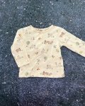 John Lewis White Animals Long Sleeve T Shirt 3 6M