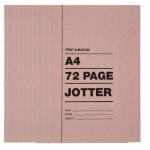 72 Page Jotter A4 - Pack Of 10