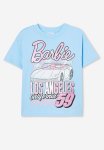 Cotton On Barbie Drop Shoulder Short Sleeve Tee - Blue