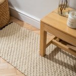 Handwoven Wool Runner 50X200CM - Ivory