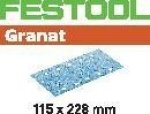 Festool Abrasive Sheet Stf 115X228 P80 GR 50 Granat 498946