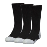 Under Armour Ua Heatgear Crew 3-PACK Socks - XL Black