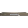Mixed-speed Ethernet Switch With Poe 16-PORT
