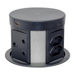 Linkqnet 120MM Eco Pop-up With Wireless Charging Black